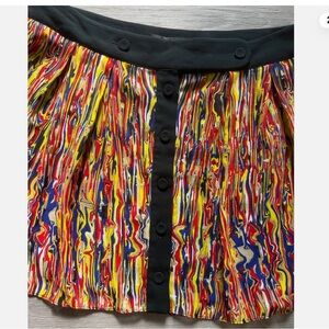 Colorful Abstract Mini Skirt